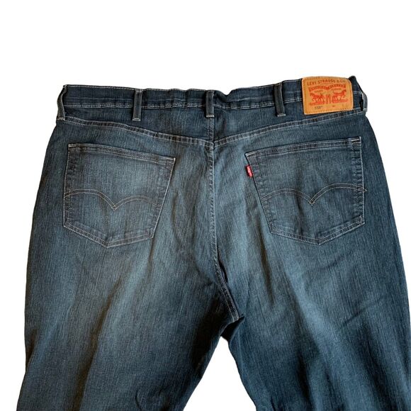 Levis 559 Men's 44 x 29 Relaxed Straight Medium Wash Denim Jeans ACTUAL 43 x 27 - Picture 5 of 8